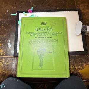 Vintage 1968 Glenn's Marine Series Sears Outboard Motor Repair and Tune-Up Guide